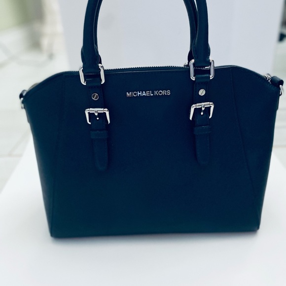 Blue leather Michael Kors bag - Picture 3 of 3